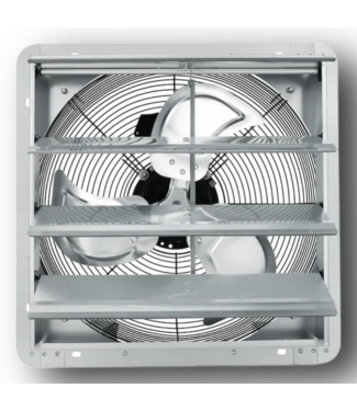51881 Shutter Exhaust Hardwired Wall Mounted Fan 16"
