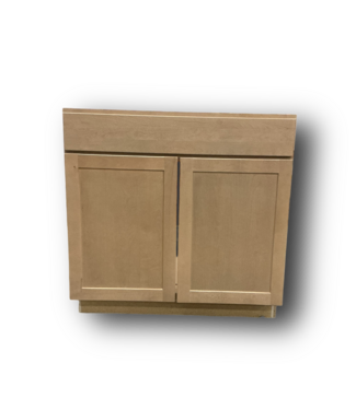 51884 Coastline Brown Sink Base Cabinet 36"W