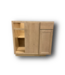 51885 Coastline Brown Blind Corner Base Cabinet 36"W