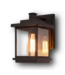 51898 Melusio 1-Light Black Outdoor Wall Lantern