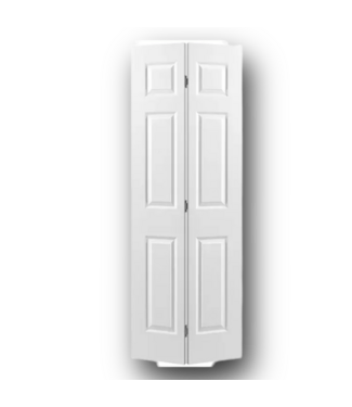 51899 Primed Textured Hollow Bi-Fold Door 36" x 80"