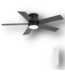 51893 Matte Black Ceiling Fan With Light And Remote 42"