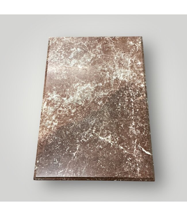 51888 Antique Victorian Parlor Table Rosso Marble Top