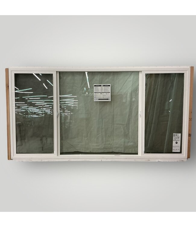 51905 White Vinyl Sliding Window 93.5"W x 47.5"H