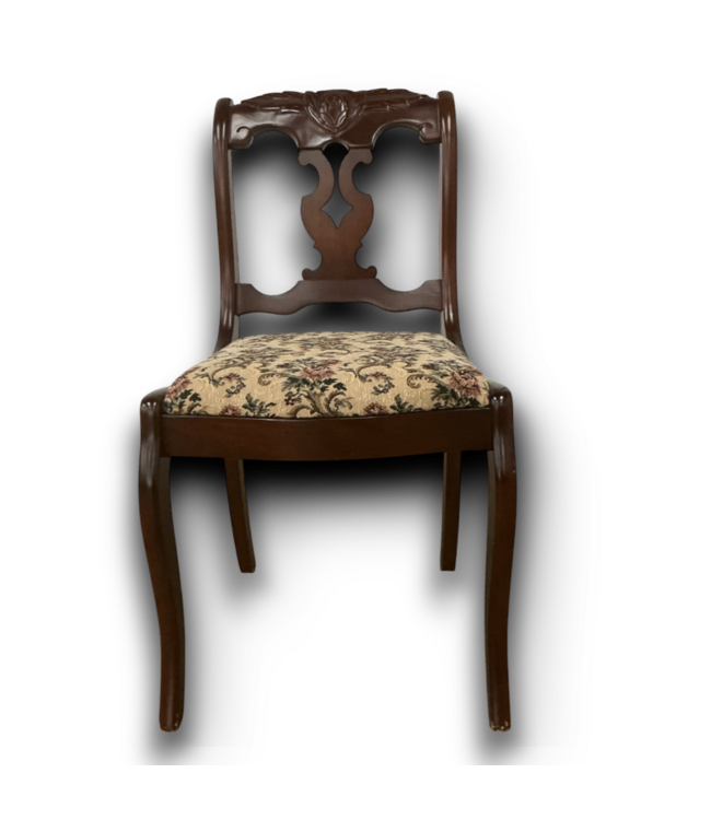 51917 Duncan Phyfe Style Mahogany Chair (Set of 2)