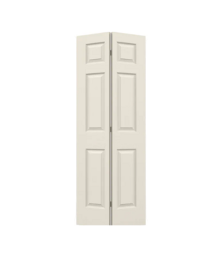 51922 Primed 6-Panel Bi-Fold Hollow Door 30" x 80"