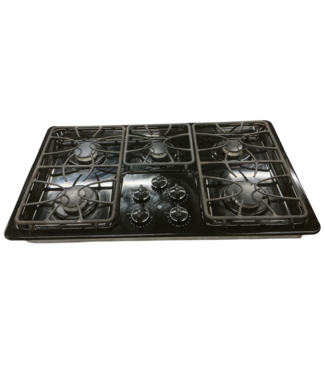 51962 Black 5-Burner Gas Cooktop 36"