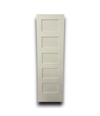 51968 Primed 5-Panel Solid Core Interior Door 24" x 80"