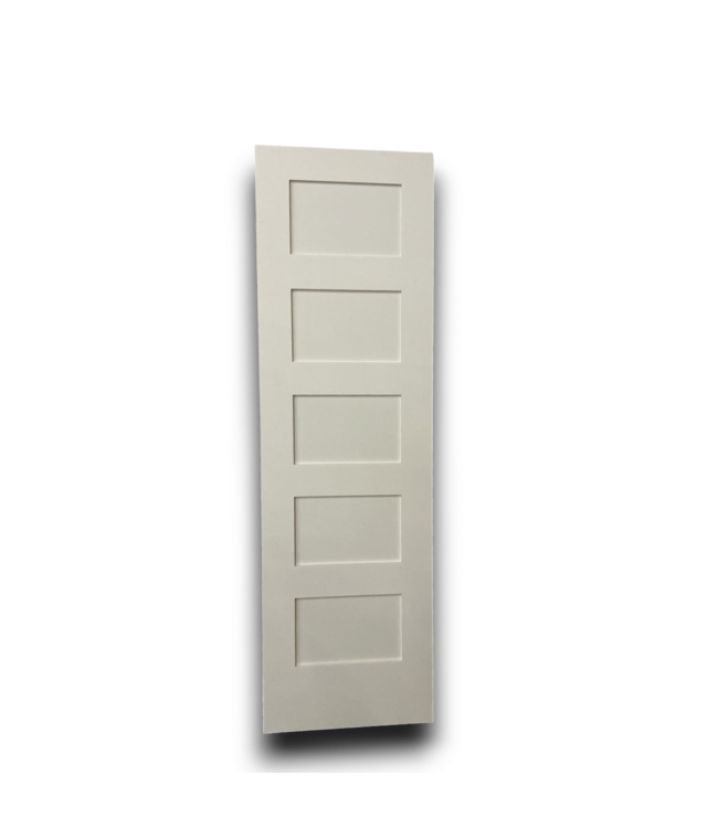 51968 Primed 5-Panel Solid Core Interior Door 24" x 80"