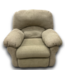 51982 Dark Khaki Plush Recliner Chair