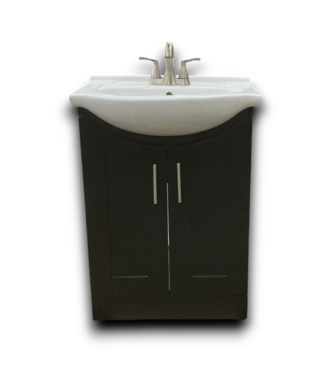 51983 Vanity With White Oval Porcelain Integrated Bowl 24"