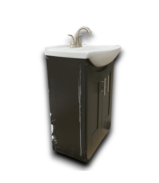 51983 Vanity With White Oval Porcelain Integrated Bowl 24"