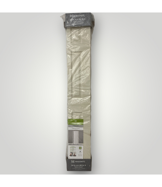 51998 White 6-Panel Interior Bifold Door 24"W x 80"H