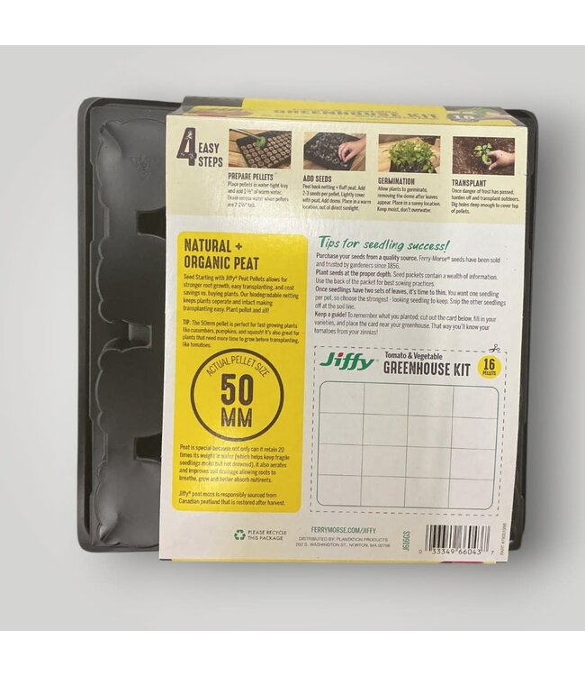 52017 Tomato & Vegetable Seed Starting Kit (16 qty)