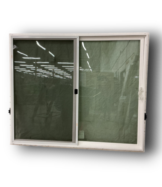 52022 White Vinyl Sliding Patio Door Right Hand 95.5"W x 79.5"H