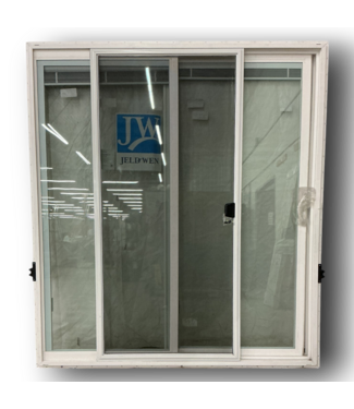52031 White Vinyl Sliding Patio Door With Blinds 72" x 80"