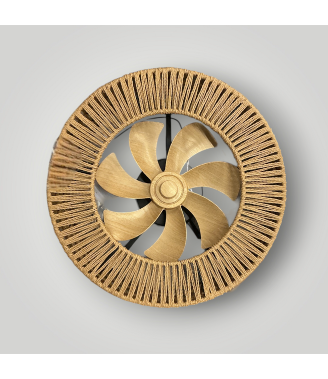 52032 Boho Farmhouse Indoor Ceiling Fan With Remote