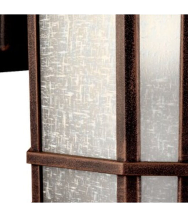 52051 Cameron 1-Light Brown Outdoor Wall Lantern