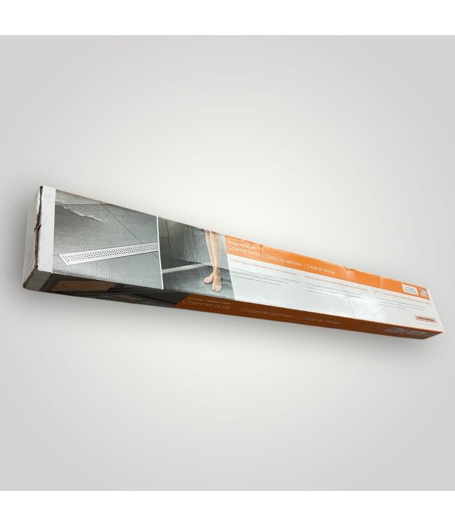 52052 Kerdi-Line Stainless Steel Rectangle Flange 68.875"L