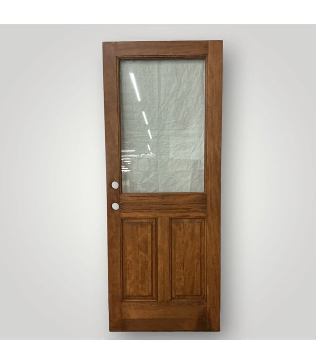 52054 1/2 Lite Douglas Fir Wood Exterior Door 32" x 80"