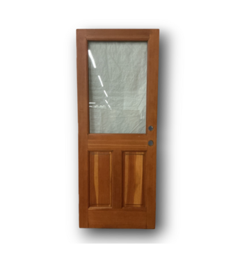 52054 1/2 Lite Douglas Fir Wood Exterior Door 32" x 80"
