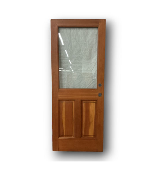 52054 1/2 Lite Douglas Fir Wood Exterior Door 32" x 80"