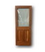 52054 1/2 Lite Douglas Fir Wood Exterior Door 32" x 80"