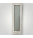 52055 1-Panel Frosted Glass Pine Wood Slab Door 24" x 80"