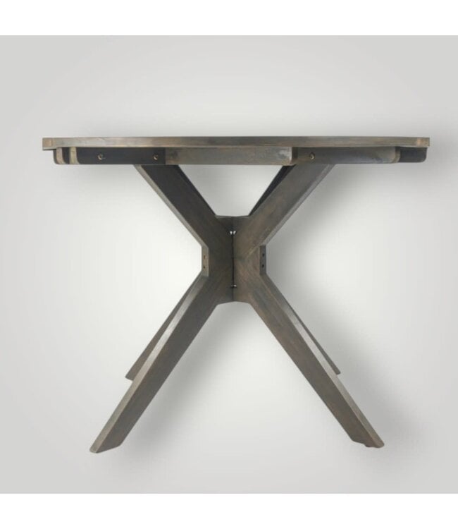 52056 Stanford Outdoor Round Acacia Dining Table