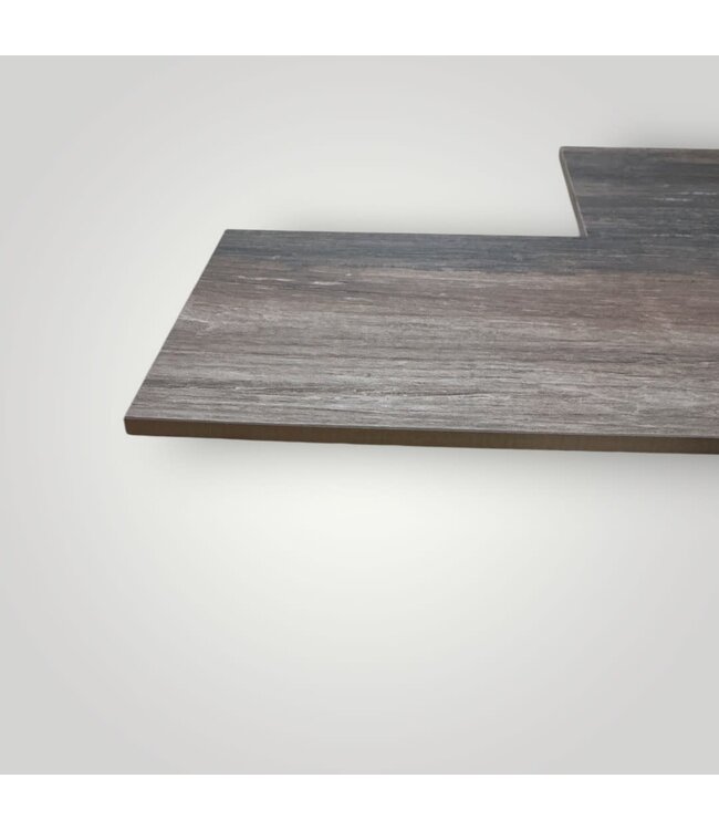 52057 Teak Wood Look Tile Set of 8 Boxes 86 sq. ft.