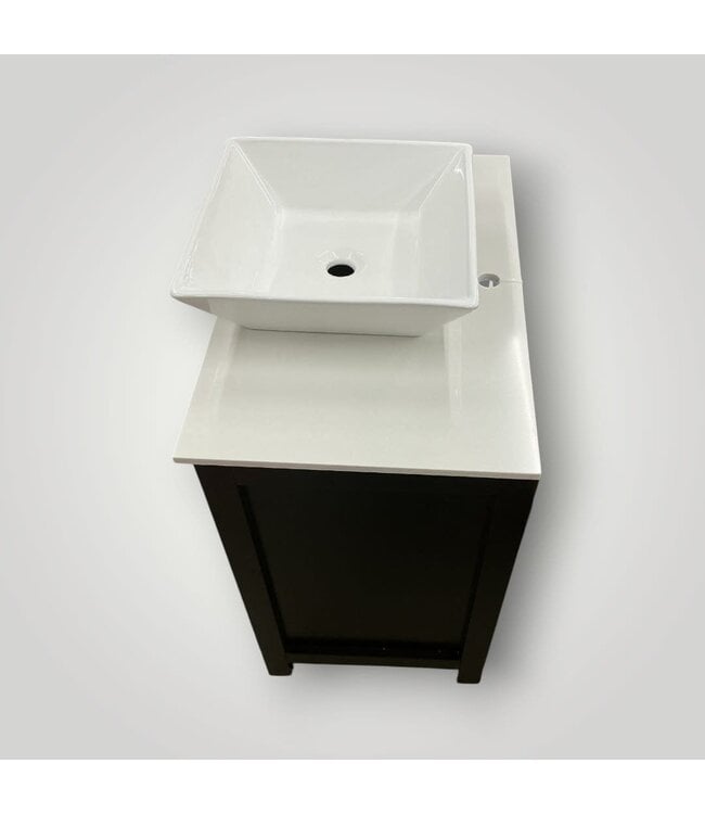 52059 Ravenna Black Single Bathroom Vanity w/Top 30"
