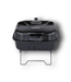 52067 Portable Black Porcelain Charcoal Grill 206 sq. ft.