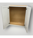 52069 Arcadia White 2 Door Upper Wall Cabinet 30"W