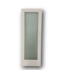 52071 Primed 1-Panel Frosted Glass Slab Door 28" x 80"