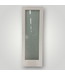 52071 Primed 1-Panel Frosted Glass Slab Door 28" x 80"