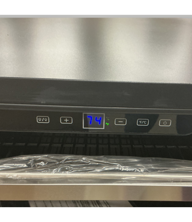 52064 175-Bottle Stainless Steel Built-In Wine Cooler