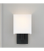 52072 Crass 1-Light Black Square Wall Sconce