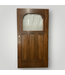 52074 Antique Walnut Half Moon Top Exterior Door 42" x 80"