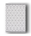 52073 Ivory & Black Rectangular Area Rug 4'W x 6'L