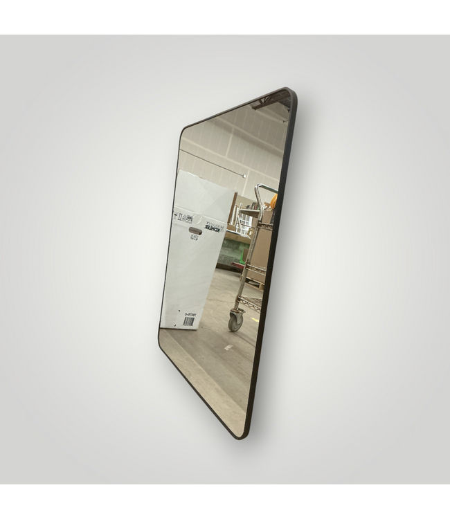 52075 Black Framed Wall Mirror 40.25"W x 30"L