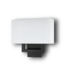 52078 Crass 2-Light Black Rectangle Wall Sconce