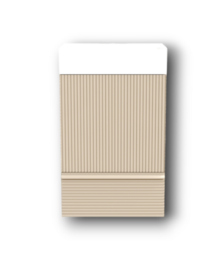 52084 Modern Light Oak Freestanding Vanity w/Top 20"W