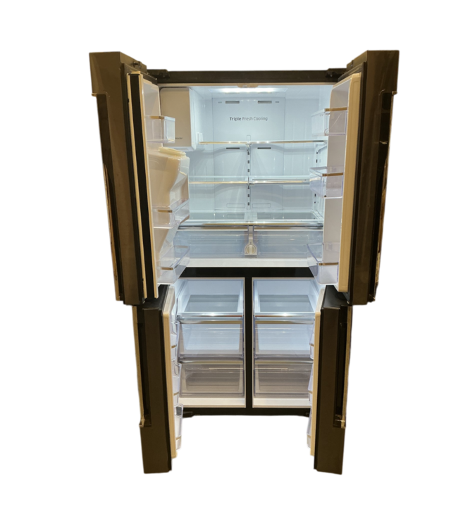 52095 Black Steel 4-Door French Door Refrigerator 22.5 cu. ft.