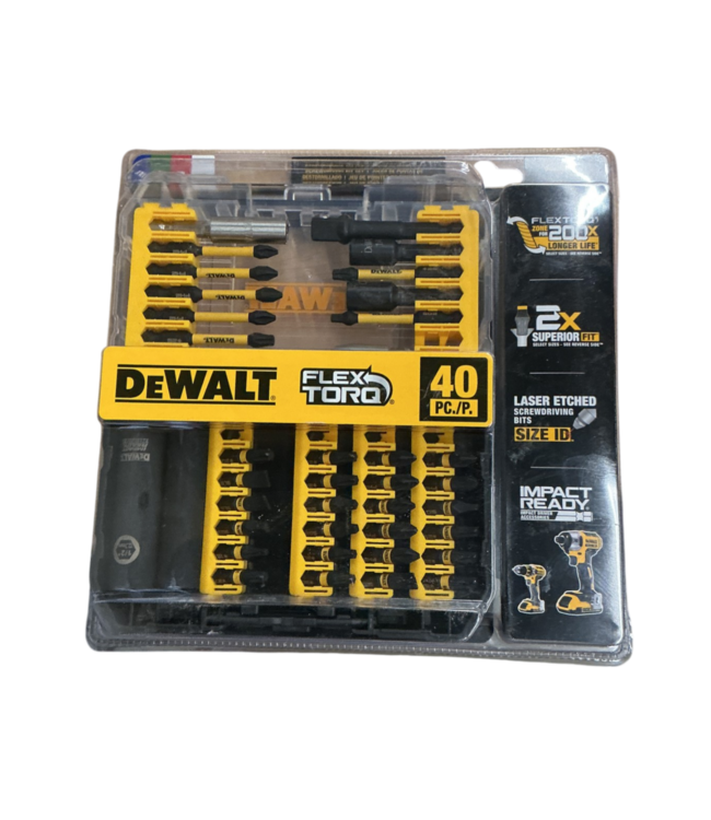 52099 FlexTorq 1/4" Impact Driver Bit Set 40 Pieces