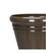 52101 Brown Large Round Plastic Indoor/ Outdoor Planter