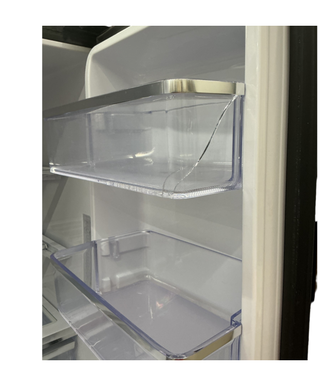 52095 Black Steel 4-Door French Door Refrigerator 22.5 cu. ft.