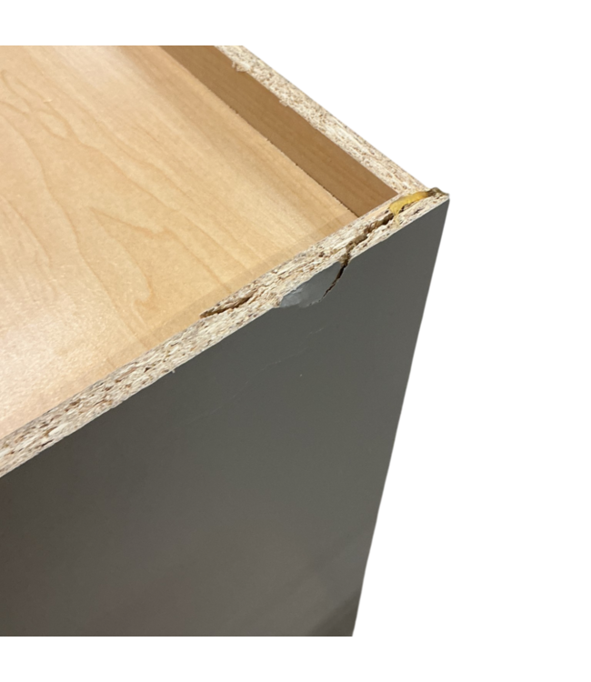 52105 Wintucket Cool Grey Upper Wall Cabinet 15"W