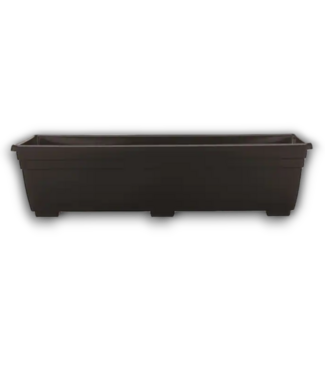 52106 Rectangle Black Plastic Indoor/Outdoor Window Box