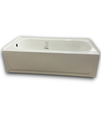 52108 Pro Steel XD White Soaking Bathtub Left Drain