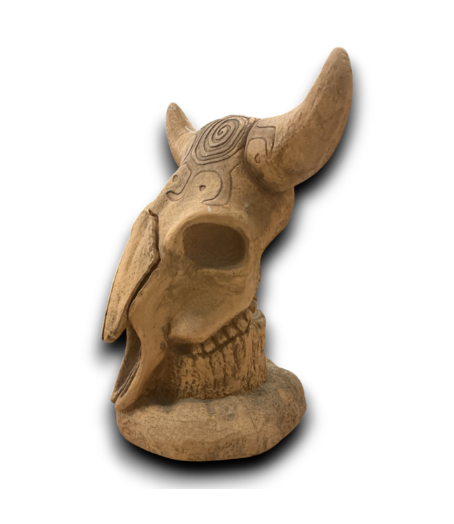52109 Southwest-Style Animal Skull Garden Statue